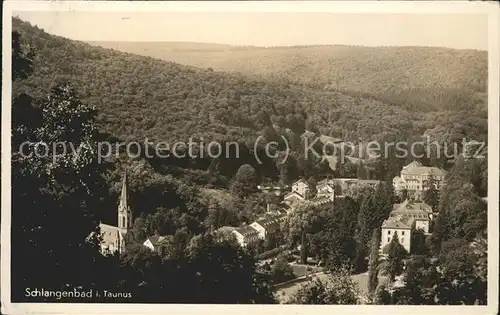 Schlangenbad Taunus Panorama Kat. Schlangenbad