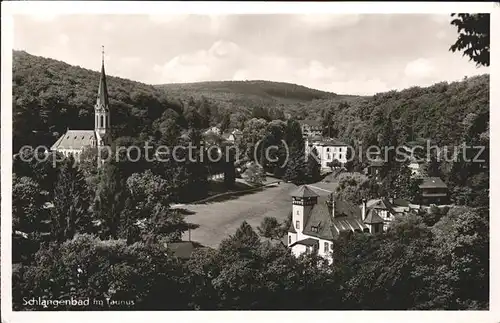 Schlangenbad Taunus Panorama Kat. Schlangenbad