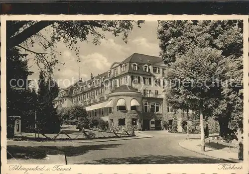 Schlangenbad Taunus Kurhaus Kat. Schlangenbad