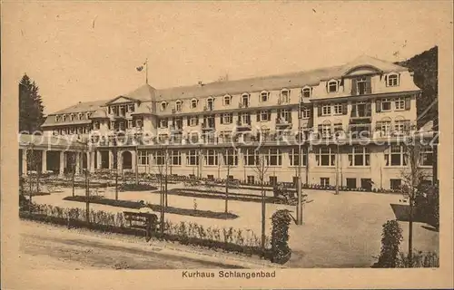 Schlangenbad Taunus Kurhaus Kat. Schlangenbad