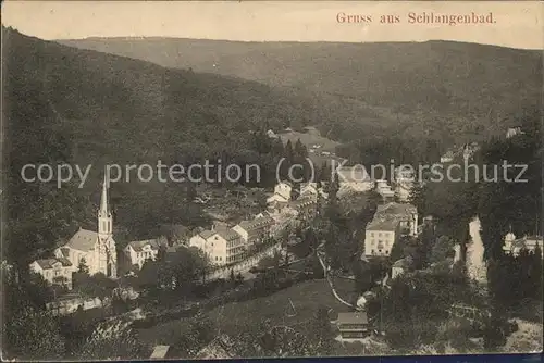 Schlangenbad Taunus Panorama Kat. Schlangenbad