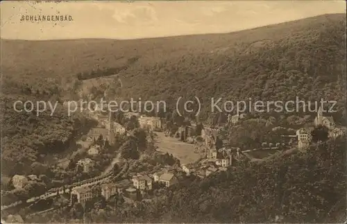 Schlangenbad Taunus Panorama total Kat. Schlangenbad