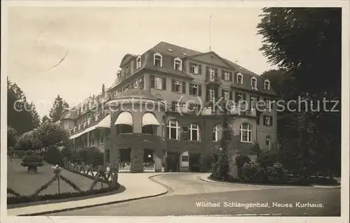 Schlangenbad Taunus Neues Kurhaus Kat. Schlangenbad