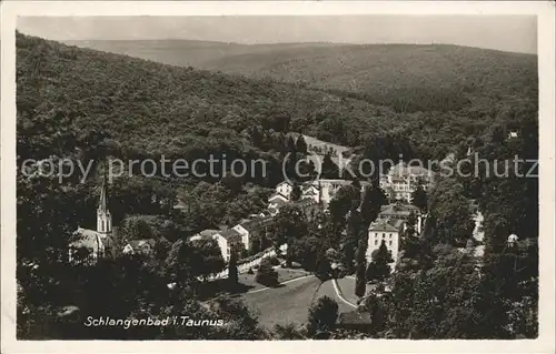 Schlangenbad Taunus Panorama Kat. Schlangenbad