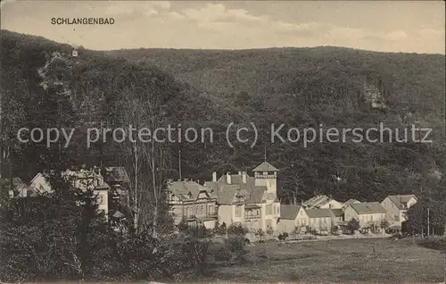 Schlangenbad Taunus Panorama Kat. Schlangenbad