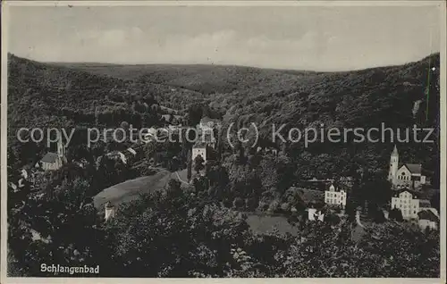 Schlangenbad Taunus Panorama Kat. Schlangenbad