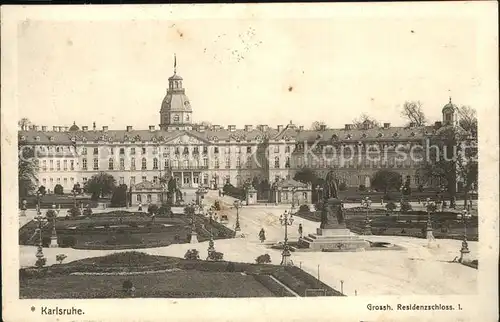 Karlsruhe Grossh. Residenzschloss Kat. Karlsruhe