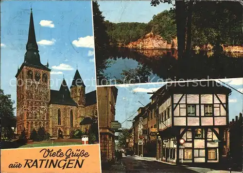 Ratingen Kath.Kirche u.Stadtmitte Kat. Ratingen