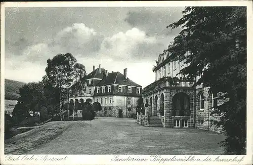 Bad Orb Sanatorium Kueppelsmuehle Annenhof / Bad Orb /Main-Kinzig-Kreis LKR