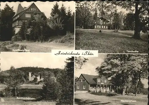 pw06313 Friedrichroda Heuberghaus Reinhardsbrunn Spiessberghaus Tanzbuche Kategorie. Friedrichroda Alte Ansichtskarten