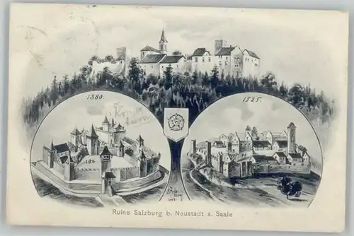 Bad Neustadt Bad Neustadt Saale Bad Neuhaus Ruine Salzburg KuenstlerE. Felle Isny x / Bad Neustadt a.d.Saale /Rhoen-Grabfeld LKR