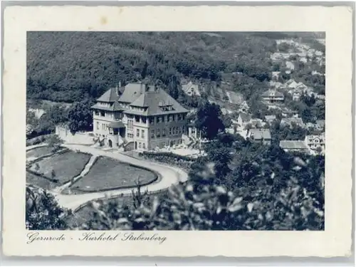 Gernrode Harz Gernrode Harz Kurhotel Stubenberg x / Gernrode Harz /Harz LKR