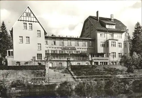 Schierke Harz FDGB Erholungsheim Hermann Gieseler / Schierke Brocken /Harz LKR