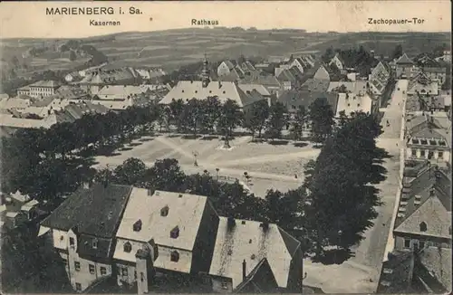 Marienberg Kasernen Rathaus Zschopauertor *