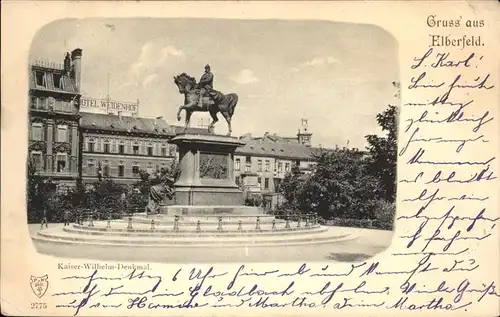 Elberfeld Wuppertal Kaiser-Wilhelm-Denkmal / Wuppertal /Wuppertal Stadtkreis