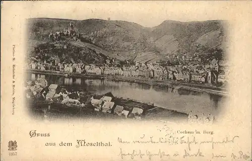 Cochem Moselthal Burg Kat. Cochem