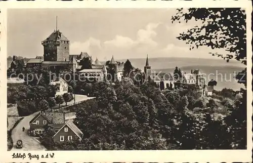 Burg Wupper Schloss Bergisches Land Kat. Solingen