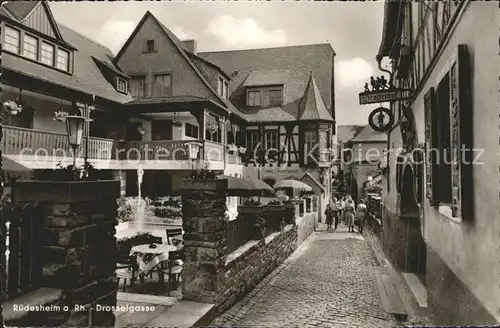 Ruedesheim Drosselgasse Gasthaus Hotel Lindenwirt Kat. Ruedesheim am Rhein