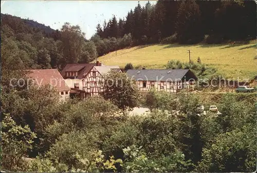 Halsenbach Gasthaus Pension Baunhoeller Muehle Preisbachtal Kat. Halsenbach