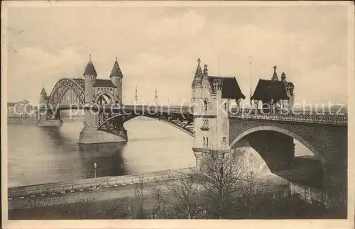 Bonn Rhein Rheinbruecke / Bonn /Bonn Stadtkreis