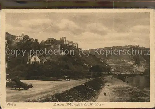 St Goar Ruine Rheinfels Kat. Sankt Goar