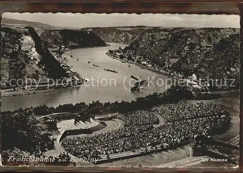 St Goarshausen Freilichtbuehne auf der Loreley Kat. Sankt Goarshausen