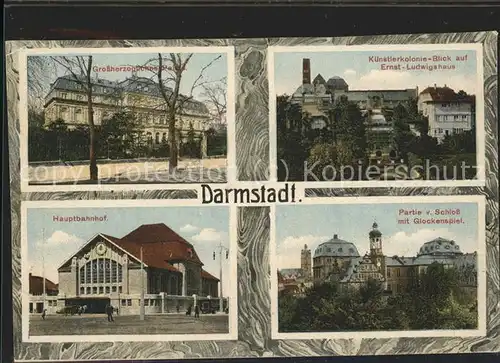 Darmstadt Ansichten Kat. Darmstadt