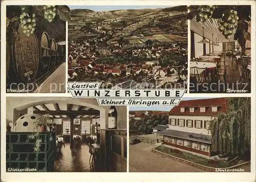 Ihringen Gasthaus "Winzerstube" Karl Geist Kat. Ihringen