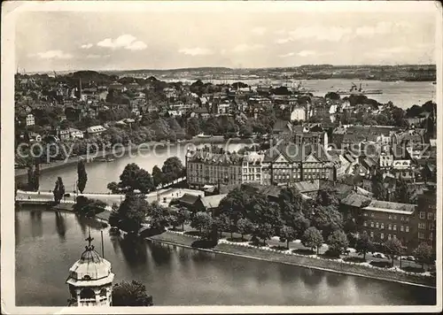 Kiel Blick ueber Schacht und Hafen Kat. Kiel