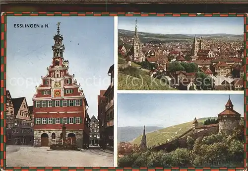 Esslingen Neckar Altes Rathaus Burg Kat. Esslingen am Neckar