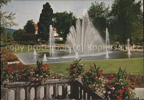 Bad Kissingen Rosengarten Wasserspiele Kat. Bad Kissingen