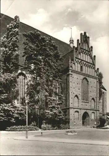 Bernau Berlin Kirche Seitenportal Kat. Bernau