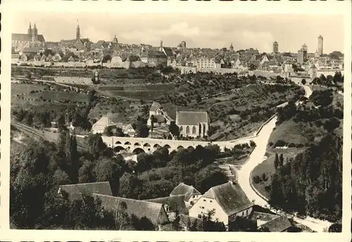 Rothenburg Tauber Totalansicht Kat. Rothenburg ob der Tauber