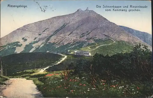 Schneekoppe Riesenbaude Riesengebirge x