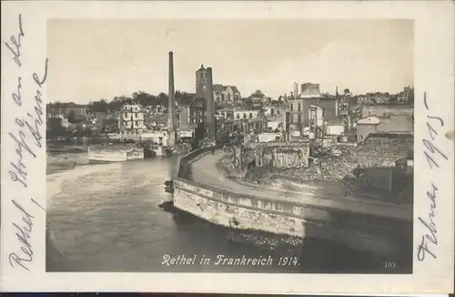 Rethel Rethel in Frankreich 1914 Kat. Rethel