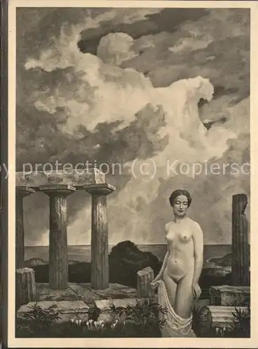 Kuenstlerkarte Oskar Graf Aphrodite / Kuenstlerkarte /