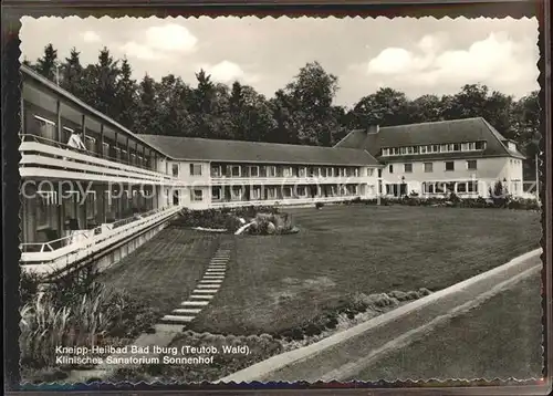 Bad Iburg Klinisches Sanatorium Sonnenhof Kat. Bad Iburg