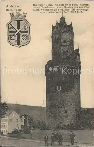 Andernach Runder Turm Kat. Andernach