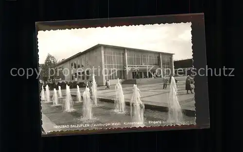 Bad Salzuflen Konzerthaus Brunnen Kat. Bad Salzuflen