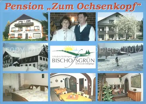 Bischofsgruen Pension zum Ochsenkopf Kat. Bischofsgruen