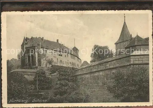 Nuernberg Schloss Festung  Kat. Nuernberg