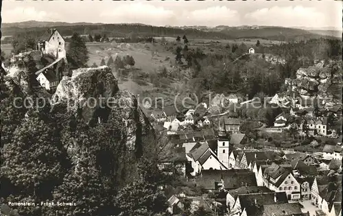 Pottenstein Oberfranken Ortsansicht / Pottenstein /Bayreuth LKR