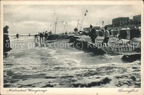 Wangerooge Nordseebad Nordseebad Springflut / Wangerooge /Friesland LKR