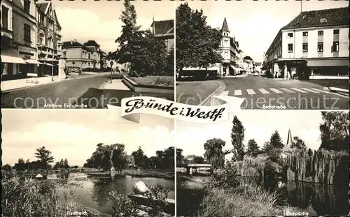 Buende Herford Mittlere Eschstrasse Fischteich Elsepartie / Buende /Herford LKR