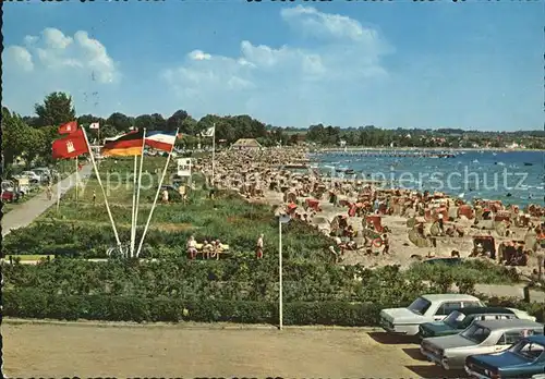 Scharbeutz Ostseebad Strand Panorama Kat. Scharbeutz