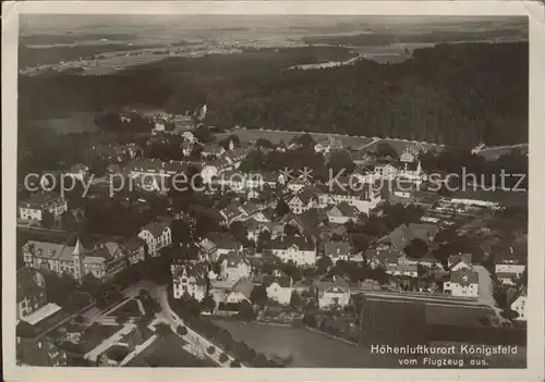 Koenigsfeld Schwarzwald Fliegeraufnahme Hoehenluftkurort Kat. Koenigsfeld im Schwarzwald