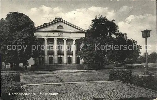 Nordhausen Thueringen Stadttheater Kat. Nordhausen