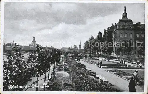 Dresden Am Koenigsufer Kat. Dresden