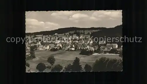 Schonach Schwarzwald Blick vom Sommerberg Kat. Schonach im Schwarzwald