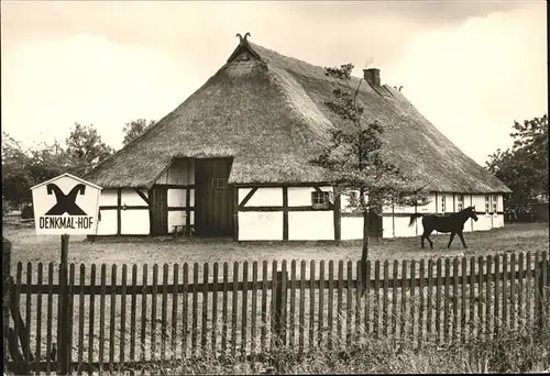 Klockenhagen Denkmalhof Kat. Ribnitz Damgarten